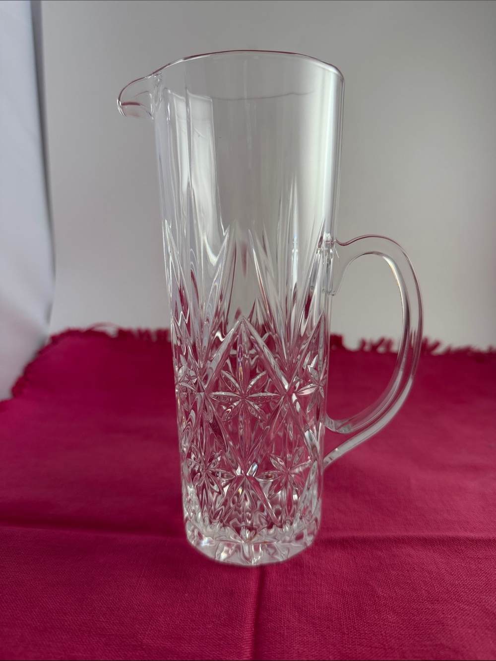 Vintage Cristal D’arques Chantilly Pitcher France